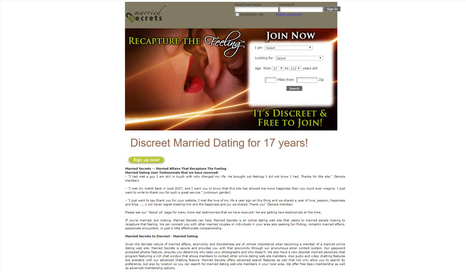 MarriedSecret Review 2025  — Real Married Dating Site or Scam?