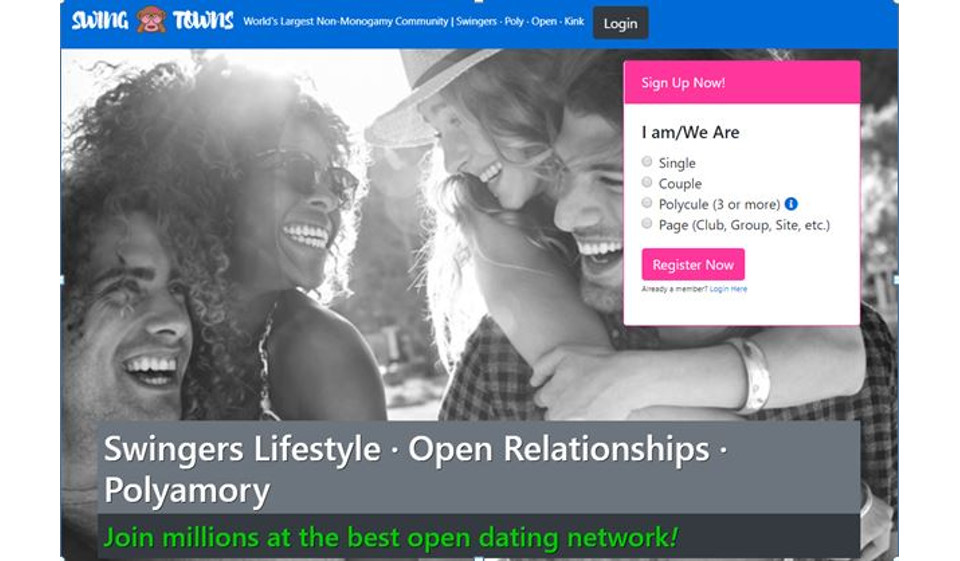 SwingTowns Review 2025  — Real Poly Dating Site or Scam?