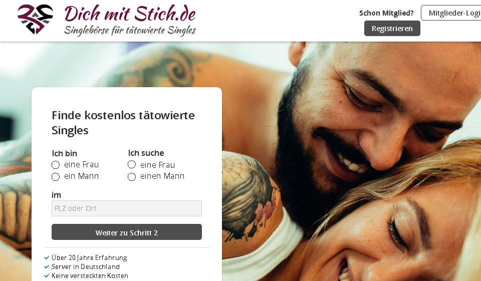 Tattoo Singles im Test 2025: Kosten, Users Erfahrungen